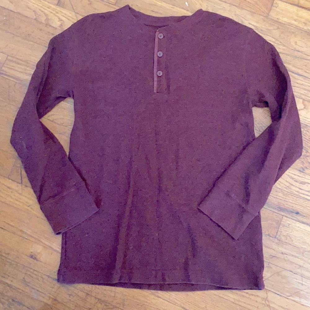 Simply stated long sleeve Henley size large-14/16